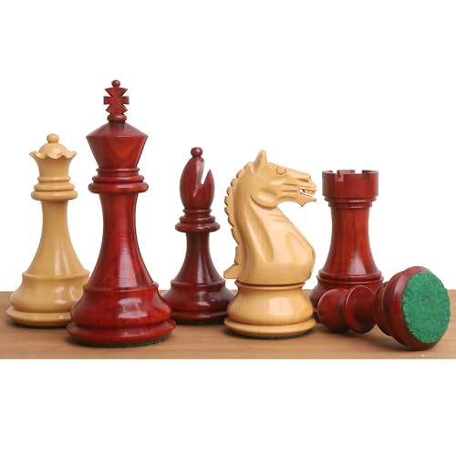 4“ Wilder Ritter Staunton Schachset - nur Schachfiguren - gewichtete Knospe Rosenholz 4“ Wilder Ritter Staunton Schachset - nur Schachfiguren - gewichtete Knospe Rosenholz von Royal Chess Mall