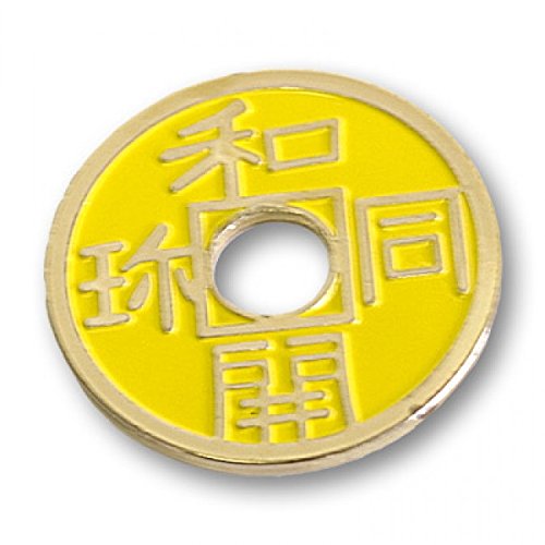 Royal Magic Chinesisches Stück + Schale (½ Dollar Durchmesser) (Gelb) von Royal Magic