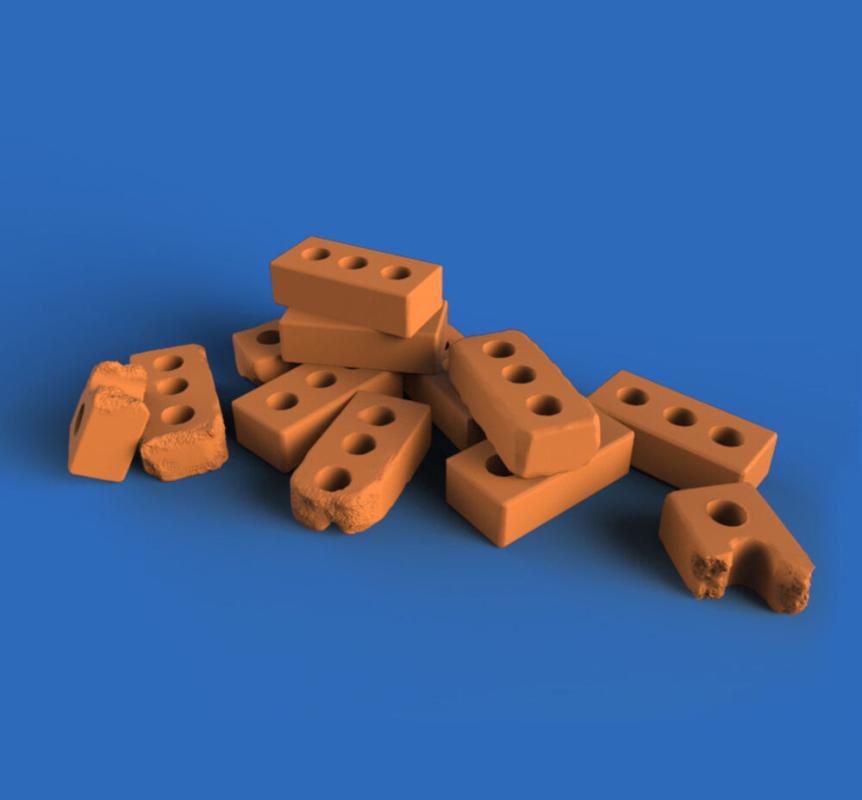 Fired Bricks - No. 2 Fired Bricks - No. 2 von Royal Model