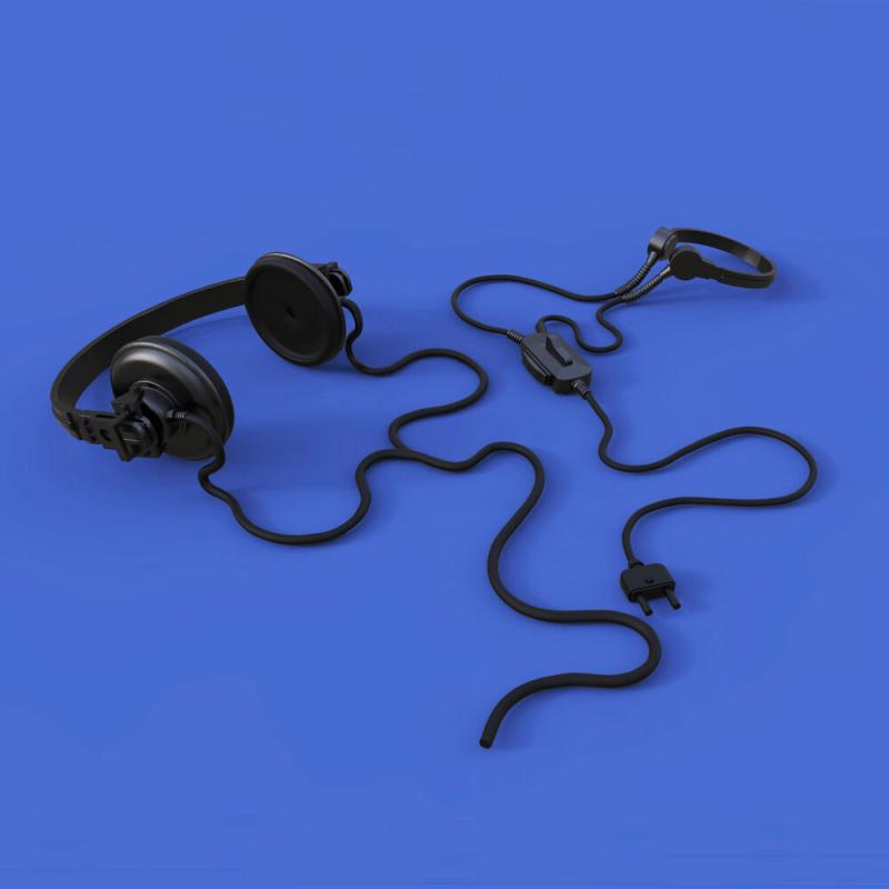 German tanker head phones set-WWII 3D printed German tanker head phones set-WWII 3D printed von Royal Model
