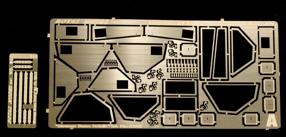 Stowage Boxes Details Sd. Kfz. 234/1-2 (for Dragon kit) von Royal Model