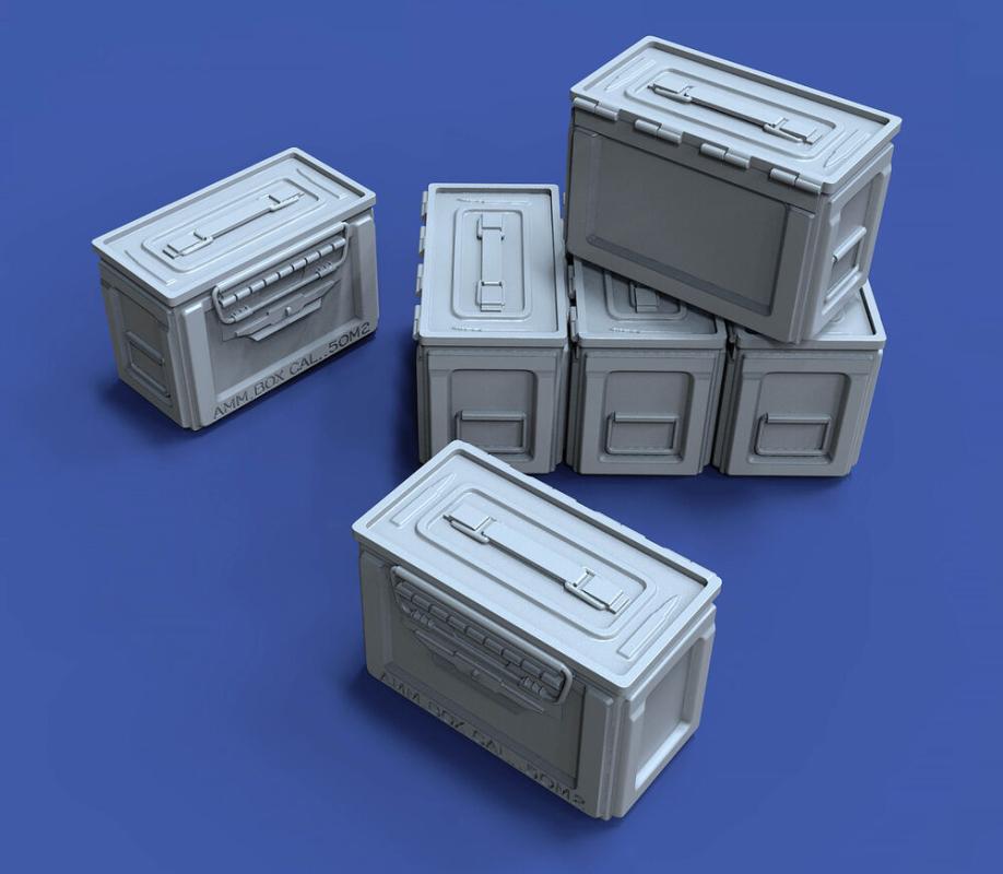 U.S. 50 Cal. Ammo Boxes U.S. 50 Cal. Ammo Boxes von Royal Model
