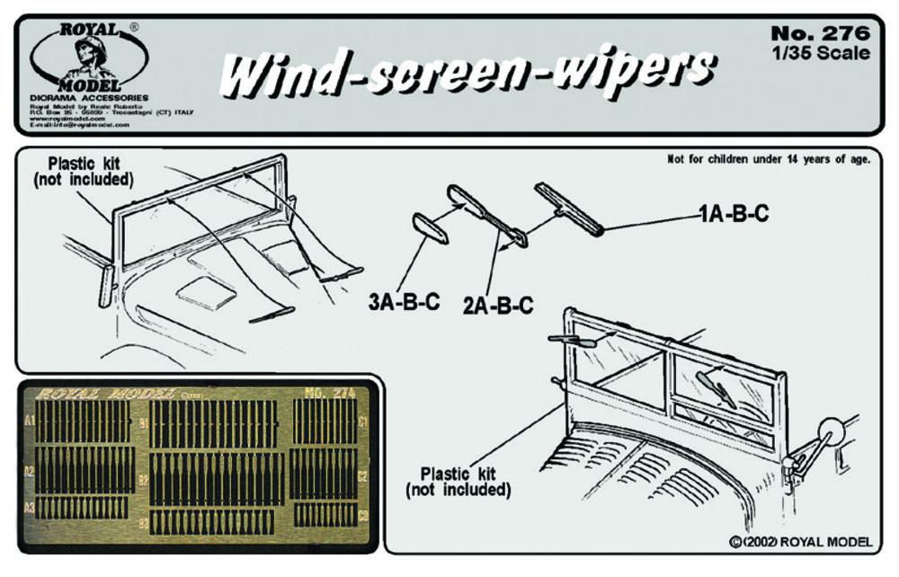 Wind screen wipers Wind screen wipers von Royal Model
