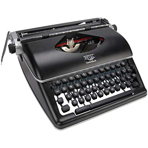 Royal Klassische Manuelle Schreibmaschine Schwarz von Royal