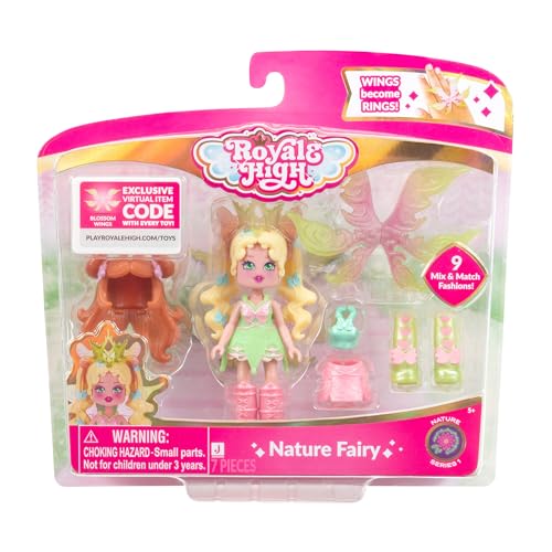 Royale High 7,6 cm Nature Fairy Fashion Doll - 1 Figur mit 9 Modeaccessoires - Virtueller Artikelcode enthalten - Serie 1 - ab 5 Jahren Royale High 7,6 cm Nature Fairy Fashion Doll - 1 Figur mit 9 Modeaccessoires - Virtueller Artikelcode enthalten - Serie 1 - ab 5 Jahren von Royale High