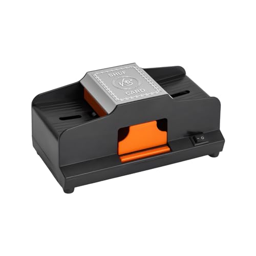 Automatischer Kartenmischer für zwei Kartendecks, für Poker, UNO, Blackjack, und mehr – Schwarz, mit USB- und Batteriebetrieb, schnelle Mischzeit, ideal für Kartenspiele zu Hause oder im Spielcafé Automatischer Kartenmischer für zwei Kartendecks, für Poker, UNO, Blackjack, und mehr – Schwarz, mit USB- und Batteriebetrieb, schnelle Mischzeit, ideal für Kartenspiele zu Hause oder im Spielcafé von Royyalpa