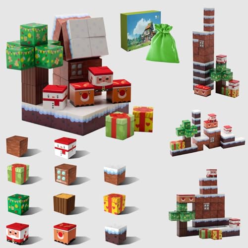 Rozzol Magnetblöcke Fliesen Spielzeug Kinder Outdoor Spielzeug STEM Montessori Fidget Cube Gebäude Klassenzimmer Gebäude für 3+ Jungen Mädchen Weihnachten Geburtstag Rozzol Magnetblöcke Fliesen Spielzeug Kinder Outdoor Spielzeug STEM Montessori Fidget Cube Gebäude Klassenzimmer Gebäude für 3+ Jungen Mädchen Weihnachten Geburtstag von Rozzol