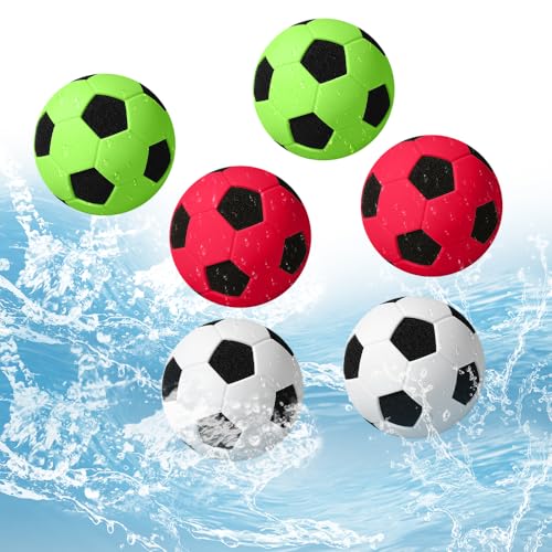 Rppiup 6 Stück Wasserball, Wasser Flummi Springender Ball auf Wasser Wasserhüpfball, Wasserbälle Sprungball Bouncing Mini Strandball Spiel Ball für Schwimmbad, Meer Outdoor Rppiup 6 Stück Wasserball, Wasser Flummi Springender Ball auf Wasser Wasserhüpfball, Wasserbälle Sprungball Bouncing Mini Strandball Spiel Ball für Schwimmbad, Meer Outdoor von Rppiup