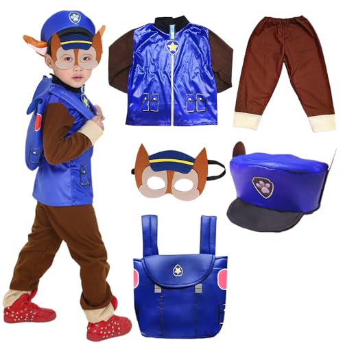 Rppiup Hund-Tierschau-Kostüm für Kind,Faschingskostüme kinder, Kinderkostüm Overall und Maske Kostüme Motto-Party, Karneval Fasching Halloween Cosplay für 3-5 Jahre,Körpergröße 90-105cm Rppiup Hund-Tierschau-Kostüm für Kind,Faschingskostüme kinder, Kinderkostüm Overall und Maske Kostüme Motto-Party, Karneval Fasching Halloween Cosplay für 3-5 Jahre,Körpergröße 90-105cm von Rppiup