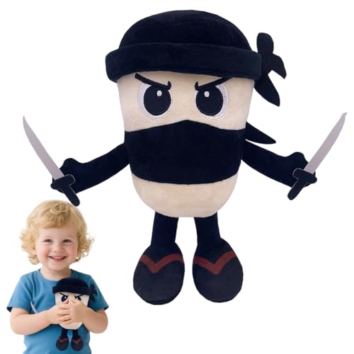 Rppiup Italian Brainrot Kuscheltier, Cappuccino Assassino Plüschtier, Plüschkissen Spielzeugkissen Geschenk, Stofftier Spielzeug, Lustiges Geschenk für Kinder & Erwachsene Rppiup Italian Brainrot Kuscheltier, Cappuccino Assassino Plüschtier, Plüschkissen Spielzeugkissen Geschenk, Stofftier Spielzeug, Lustiges Geschenk für Kinder & Erwachsene von Rppiup