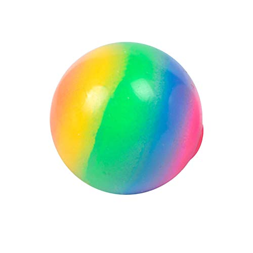 Rpporm Regenbogenball Sensory Fidget Toys Spielzeug Set für Autismus ADHS-Menschen, Antistress Push Pop Bubble Ball Simple Squeeze Toys Stressball für Kinder und Erwachsene Geschenk Figetttoys von Rpporm