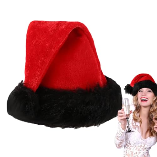 Rproonay Nikolausmützen für Erwachsene, modische warme Mütze, Weihnachtsfeiertagsmütze für Kostümveranstaltung, Uni, dekorative Weihnachtsmannmütze, bequeme Weihnachtsmütze, einfach zu bedienen, Rproonay Nikolausmützen für Erwachsene, modische warme Mütze, Weihnachtsfeiertagsmütze für Kostümveranstaltung, Uni, dekorative Weihnachtsmannmütze, bequeme Weihnachtsmütze, einfach zu bedienen, von Rproonay