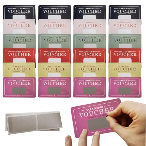 Rproonay Rubbel-Gutscheine, 24 x Paar-Date-Karten – lustige Party-Spielkarte, Valentinstag, romantische Karten für Sie und Ihn Rproonay Rubbel-Gutscheine, 24 x Paar-Date-Karten – lustige Party-Spielkarte, Valentinstag, romantische Karten für Sie und Ihn von Rproonay