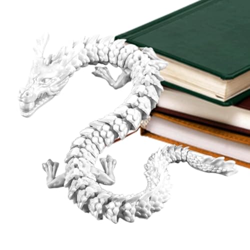 Rrlihjgu, beweglicher Drache, Anti-Stress-Spielzeug für Tiere mit flexiblen Gelenken, der bewegliche Drache, Bedruckt auf Fidget Dragon Figur, Dekoration des Spielzeugs von Rrlihjgu