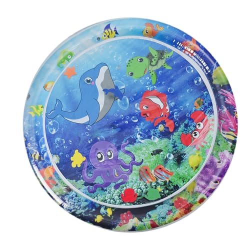Rrlihjgu 100 X 100 cm Aufblasbare Sensorische Wassermatte Für Haustier Und Baby,Wassersensorische Spielmatte,sensorische Wasserspielmatte Mit Cartoon-Thema,Lustige Wasserspielmatte Zur Sensorischen Rrlihjgu 100 X 100 cm Aufblasbare Sensorische Wassermatte Für Haustier Und Baby,Wassersensorische Spielmatte,sensorische Wasserspielmatte Mit Cartoon-Thema,Lustige Wasserspielmatte Zur Sensorischen von Rrlihjgu