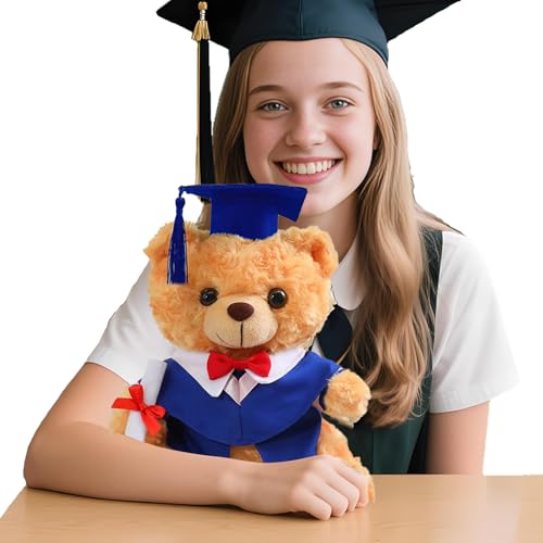 Rrlihjgu Abschluss Bär - 25 cm Weicher Plüsch Abschluss Tier,Geschenkidee Für Kinder Zum Schulabschluss 2025 Mit & Talar Rrlihjgu Abschluss Bär - 25 cm Weicher Plüsch Abschluss Tier,Geschenkidee Für Kinder Zum Schulabschluss 2025 Mit & Talar von Rrlihjgu