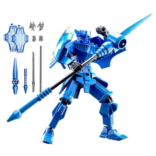 Rrlihjgu Actionfigur-Modell, Roboter-Action-Figur, bewegliche Roboter-Figur – einzigartige 13 cm große bewegliche Roboter-Actionfigur zur Dekoration von von Rrlihjgu