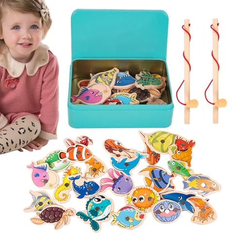 Rrlihjgu Angelspiel - Sinnesförderndes Brettspiel Mit Angelspaß - Interaktives Lernspiel Für Kindergartenkinder Mit Feinmotorik-Übungen Und Eltern-Kind-Aktivitäten von Rrlihjgu