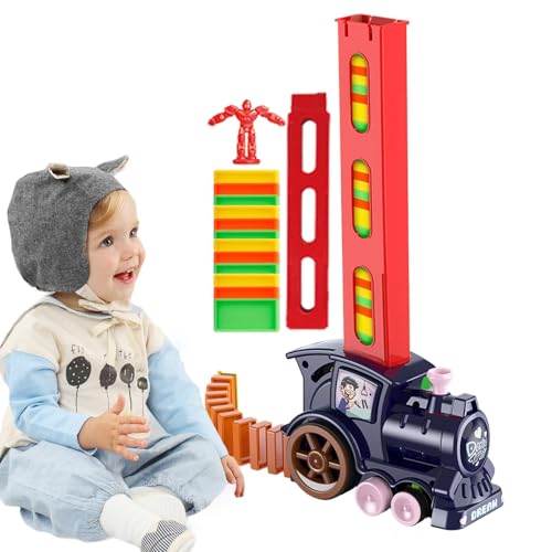 Rrlihjgu Batteriebetriebenes Zugspielzeug, Zugspielzeug für Kinder, kreatives elektrisches Zugspielzeug-Set mit Stapelspiel, Spielzeugzüge, gefüllt mit Rrlihjgu Batteriebetriebenes Zugspielzeug, Zugspielzeug für Kinder, kreatives elektrisches Zugspielzeug-Set mit Stapelspiel, Spielzeugzüge, gefüllt mit von Rrlihjgu