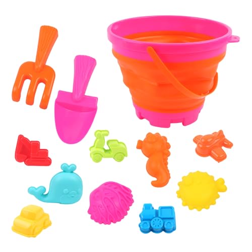 Rrlihjgu Eimer,Sandspielzeug Set Mit Schaufeln Für Kinder - 13-teiliges Zusammenklappbares -Bauset Für Outdoor Aktivitäten, Spielzeug Für Draußen Mit Familienfreundlichem Rrlihjgu Eimer,Sandspielzeug Set Mit Schaufeln Für Kinder - 13-teiliges Zusammenklappbares -Bauset Für Outdoor Aktivitäten, Spielzeug Für Draußen Mit Familienfreundlichem von Rrlihjgu