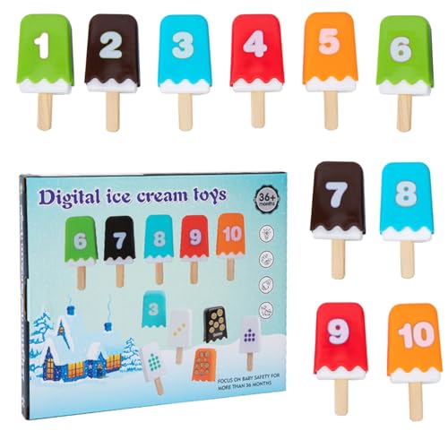 Rrlihjgu Eiszählspielzeug, Spielzeug zum Erlernen von , Spielzeug zum Erlernen von Mathematik, Lernaktivitäten für Kinder von Rrlihjgu