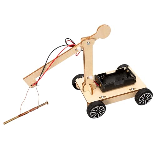 Rrlihjgu Experimentelles Spielzeug für die Herstellung von Kranen, wissenschaftliches Kranspielzeug aus Holz, pädagogisches Kit zur Herstellung elektromagnetischer Krane, fördert Kreativität Rrlihjgu Experimentelles Spielzeug für die Herstellung von Kranen, wissenschaftliches Kranspielzeug aus Holz, pädagogisches Kit zur Herstellung elektromagnetischer Krane, fördert Kreativität von Rrlihjgu