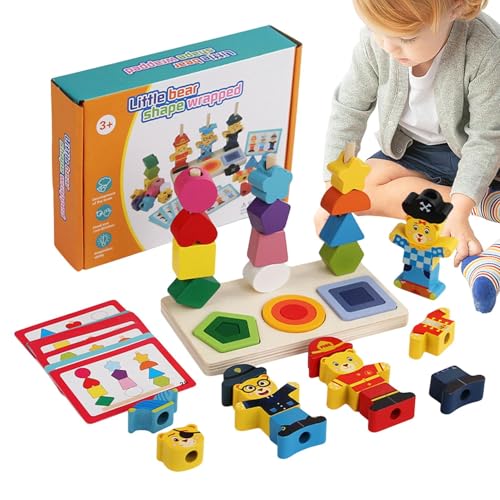 Rrlihjgu Farbiges Sortierspielzeug für Kinder von 3 bis 5 Jahren, Formsortierer für Kleinkinder in Bärenform, stapelbares Spielzeug Rrlihjgu Farbiges Sortierspielzeug für Kinder von 3 bis 5 Jahren, Formsortierer für Kleinkinder in Bärenform, stapelbares Spielzeug von Rrlihjgu