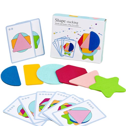 Rrlihjgu Geometrie-Zufallsspiel, Formspiel, zum Lernen, Lernen, aus Holz, Vorschulsortierer, weiche Geometrie, die das Spielzeug klassifiziert von Rrlihjgu