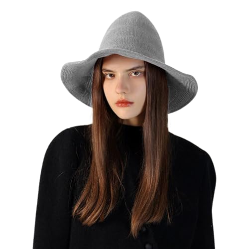 Rrlihjgu Hexenhüte für Damen, gestrickter Hexenhut mit breiter Krempe für Halloween | leichtes Zubehör für Erwachsene auf Partys, Veranstaltungen, Festivals, Fotografie und Bühne Rrlihjgu Hexenhüte für Damen, gestrickter Hexenhut mit breiter Krempe für Halloween | leichtes Zubehör für Erwachsene auf Partys, Veranstaltungen, Festivals, Fotografie und Bühne von Rrlihjgu
