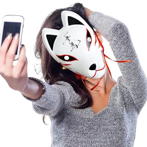 Rrlihjgu Katzenmaske, Vollgesichtsmaske, Kostümzubehör für Familientreffen, Theaterpartys, Festivalpartys, Bühnenaufführungen, Feiern, Cosplay und Kostüme mit Masken von Rrlihjgu