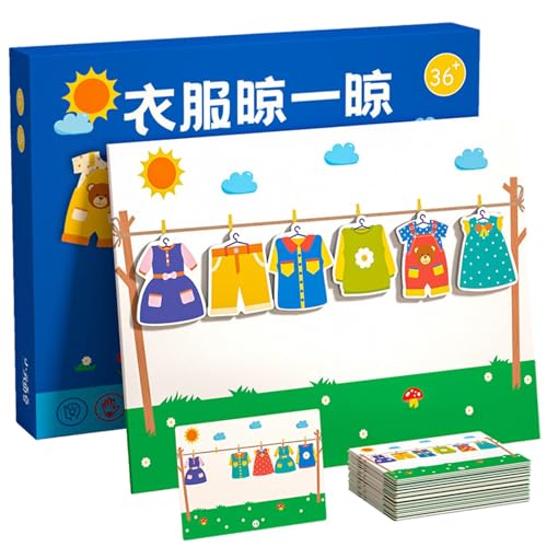 Rrlihjgu Klassifizierung von Spielzeug für Kleinkinder, Farbsortierung, Logikspiel für den Gartenunterricht von Kindern, Smart Toys, magnetische Puzzlespiele zum Trocknen Rrlihjgu Klassifizierung von Spielzeug für Kleinkinder, Farbsortierung, Logikspiel für den Gartenunterricht von Kindern, Smart Toys, magnetische Puzzlespiele zum Trocknen von Rrlihjgu