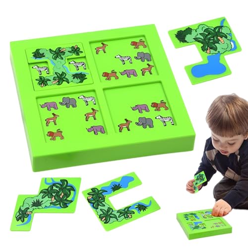 Rrlihjgu Labyrinthspiel, Labyrinthspielzeug für Kinder, Aktivitätenbrett für Tierpuzzle mit 132 Ebenen, pädagogisches Puzzlebrett für frühes Lernen, Spiel Rrlihjgu Labyrinthspiel, Labyrinthspielzeug für Kinder, Aktivitätenbrett für Tierpuzzle mit 132 Ebenen, pädagogisches Puzzlebrett für frühes Lernen, Spiel von Rrlihjgu