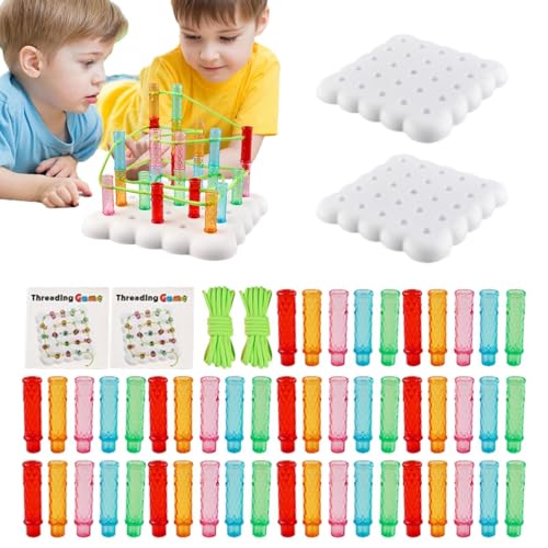 Rrlihjgu Motorikspielzeug Für Kleinkinder, Baby Stapelspielzeug, Steckpuzzle Mit Stiften Für Zweispieler Vorschullernen Sensorik Förderung Problemlösung Reisespiel Rrlihjgu Motorikspielzeug Für Kleinkinder, Baby Stapelspielzeug, Steckpuzzle Mit Stiften Für Zweispieler Vorschullernen Sensorik Förderung Problemlösung Reisespiel von Rrlihjgu