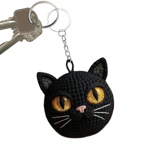 Rrlihjgu Positiver Schwarzer Kater,Handgemacht Ermutigend Katze Häkeltiere | Handgefertigte Puppe Häkelkätzchen Anhänger Motivationsspielzeug für Weihnachtsbaum Zuhause Tasche Autoinnenraum Wohnheim Rrlihjgu Positiver Schwarzer Kater,Handgemacht Ermutigend Katze Häkeltiere | Handgefertigte Puppe Häkelkätzchen Anhänger Motivationsspielzeug für Weihnachtsbaum Zuhause Tasche Autoinnenraum Wohnheim von Rrlihjgu