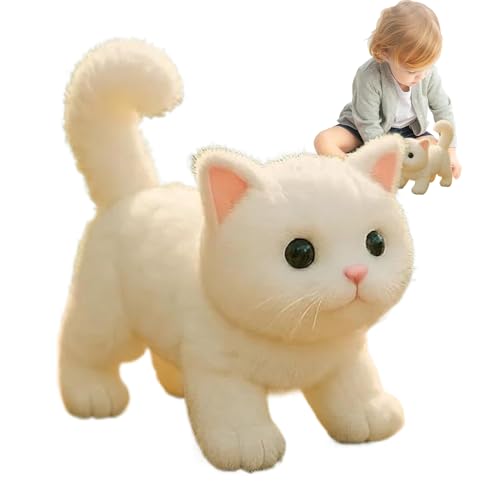Rrlihjgu Roboter Katze | Elektronische Katze Kuscheltier Mit Realistischer Mimik | Geschenkideen Für Kinder Familie Freunde Mädchen Büro Zu Valentinstag & Weihnachten Rrlihjgu Roboter Katze | Elektronische Katze Kuscheltier Mit Realistischer Mimik | Geschenkideen Für Kinder Familie Freunde Mädchen Büro Zu Valentinstag & Weihnachten von Rrlihjgu