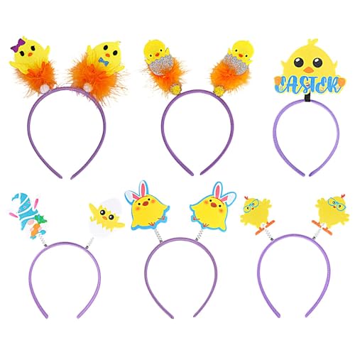Rrlihjgu -Stirnbänder für Frauen, süßes -Stirnband,hasen-Huhn-Stirnband-Haar-Accessoires - 6X Party-Kopfbedeckungen, Haarbänder, Foto-Requisiten-Haarreifen, Haar-Stirnbänder, Partyzubehör Rrlihjgu -Stirnbänder für Frauen, süßes -Stirnband,hasen-Huhn-Stirnband-Haar-Accessoires - 6X Party-Kopfbedeckungen, Haarbänder, Foto-Requisiten-Haarreifen, Haar-Stirnbänder, Partyzubehör von Rrlihjgu