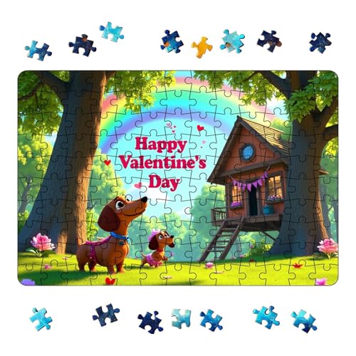 Rrlihjgu Valentinstagspuzzle, Valentinstagspuzzle, Stem-Puzzle, Familien-Nachtpuzzle, Set mit 130 romantischen Puzzles für Erwachsene, Rrlihjgu Valentinstagspuzzle, Valentinstagspuzzle, Stem-Puzzle, Familien-Nachtpuzzle, Set mit 130 romantischen Puzzles für Erwachsene, von Rrlihjgu