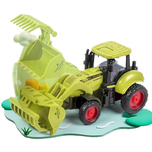 Rrlihjgu Ziehen Sie zurück, schieben und gehen Sie Spielzeug für – Push and Go Engineering-Fahrzeuge | simulierte LKW für Kleinkinder, LKW-Spielzeuge angetrieben von von Rrlihjgu