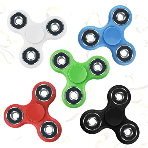 Rseuphiee 5 Stück Fidget Spinner, Finger Fidget Spinner, Anti Stress Entlastung Spielzeug, Angstspielzeug, Stressreduzierer, Geschenke für Erwachsene, Kinder, Partygeschenke Rseuphiee 5 Stück Fidget Spinner, Finger Fidget Spinner, Anti Stress Entlastung Spielzeug, Angstspielzeug, Stressreduzierer, Geschenke für Erwachsene, Kinder, Partygeschenke von Rseuphiee