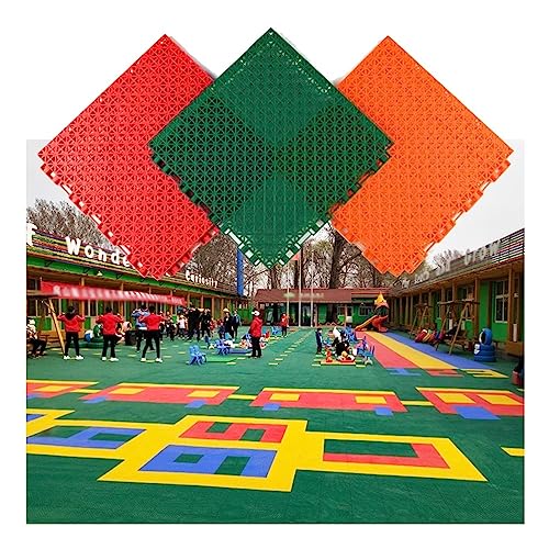 Bodenfliesen für Kindergarten, modulare ineinandergreifende Bodenfliesen, rutschfeste, verschleißfeste PP-Bodenbelag-Fliesen, für drinnen und draußen, dekorative Sport-Fußmatten (Farbe: Blau-1, Größe Bodenfliesen für Kindergarten, modulare ineinandergreifende Bodenfliesen, rutschfeste, verschleißfeste PP-Bodenbelag-Fliesen, für drinnen und draußen, dekorative Sport-Fußmatten (Farbe: Blau-1, Größe von Rsmmpqa