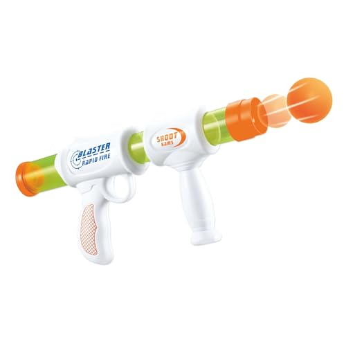 RS Toys Air Blaster Softball-Schießer mit 6 Kugeln im Lieferumfang enthalten – Handgewehr für Kinder 6+ – sicheres und lustiges Spiel für den Außenbereich von Rstoys - Ronchi Supe