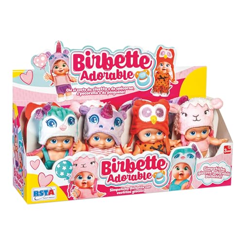 Rs Toys Adorable Birbetta Puppe mit Hut und Kleid in 4 Varianten sortiert - Code 12031 Jahre 3+ Rs Toys Adorable Birbetta Puppe mit Hut und Kleid in 4 Varianten sortiert - Code 12031 Jahre 3+ von Rstoys - Ronchi Supe