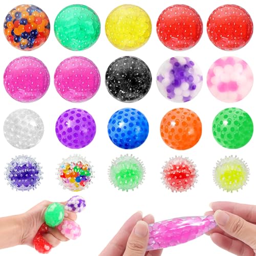RtottiM Stressball Set – 5er oder 10er Pack, Stressabbau Bälle für Erwachsene & Kinder, Fördert Konzentration & Linderung von Angst – Bunte und Weiche Quetschbälle RtottiM Stressball Set – 5er oder 10er Pack, Stressabbau Bälle für Erwachsene & Kinder, Fördert Konzentration & Linderung von Angst – Bunte und Weiche Quetschbälle von RtottiM
