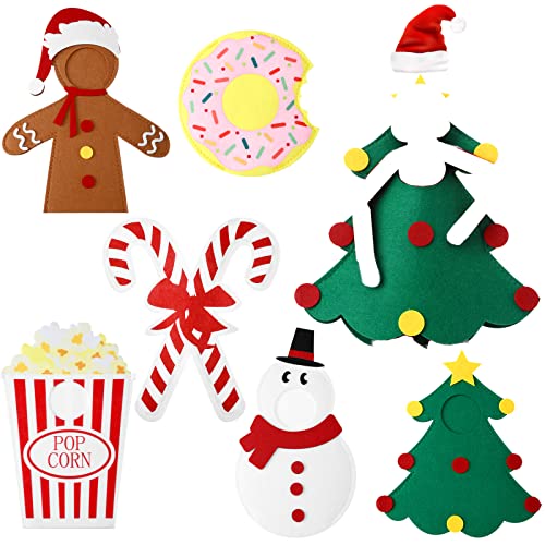Rtteri 6-teiliges Weihnachtselfen-Kleidungszubehör-Set – Weihnachtskostüm, Donut-Baum, Schneemann, Lebkuchenmann, Kleidung für Jungen oder Mädchen, Dekorationen Rtteri 6-teiliges Weihnachtselfen-Kleidungszubehör-Set – Weihnachtskostüm, Donut-Baum, Schneemann, Lebkuchenmann, Kleidung für Jungen oder Mädchen, Dekorationen von Rtteri