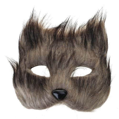 Cosplay Katzengesicht Halloween Tier Cosplay Gesicht Maskeraden Gesicht für Kinder Erwachsene Maskeraden Party von Ruarby