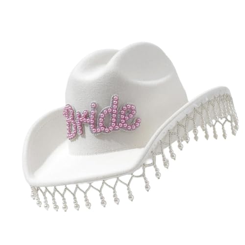 Funkelnder Rodeos-Hut, schwere Perlen, Quasten für Junggesellinnenabschied, Rodeos, Braut, Schauspielerin, Partyhüte für Erwachsene, Großpackung Funkelnder Rodeos-Hut, schwere Perlen, Quasten für Junggesellinnenabschied, Rodeos, Braut, Schauspielerin, Partyhüte für Erwachsene, Großpackung von Ruarby