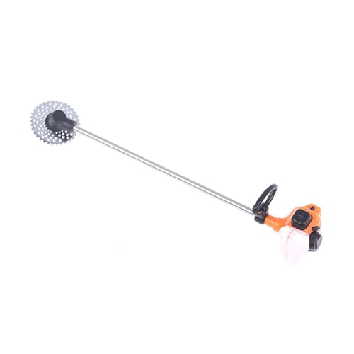 Miniatur-Rasen-Kettensäge für 1/12 Puppenhäuser, skalierte Rasenflächen, Sammlerstück, Puppenhäuser, Möbelzubehör, Kettensägenmodell von Ruarby