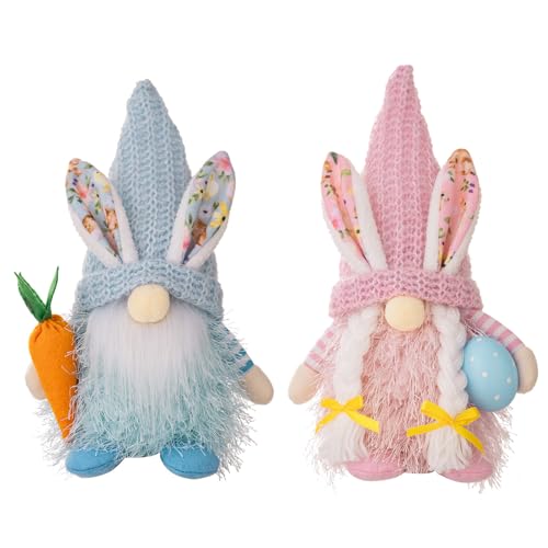 Oster-Zwerge, Tomte, schwedische Nisse, skandinavische Dekoration, Rudolph (Ostertag), Ohren, Blumenpuppe für Kinder von Ruarby