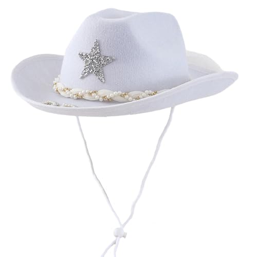 Rodeos-Hut mit Schmucksteinen besetzt, schwerer Kristall, Panama-Überraschung, Geschenke für Mädchen, Jungen, Braut, Karneval, Musik, Festival, Hüte, Kinder von Ruarby
