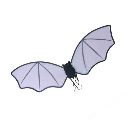 Ruarby Halloween-Fledermausflügel-Kostüm-Zubehör für Mädchen, Kinder, Halloween-Flügel-Kostüm, Zubehör für Geburtstag, Cosplay, Rollenspiel, Hexe, Verkleidungsrequisiten von Ruarby